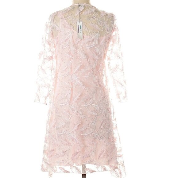 NEW Birdie James Feathers Cocktail Dress P377 - Picture 2 of 2